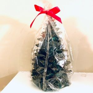 NEW Christmas Tree Candle Green Decor